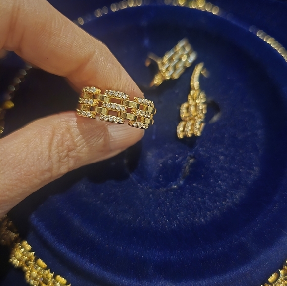 21Kgp Dubai Jewelry Bridal SET - Picture 3 of 16